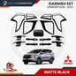 Mitsubishi Xpander 2018-2023 Matte Black Garnish Set