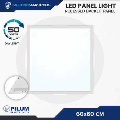 LED Panel Light - Recessed - 60x60cm
