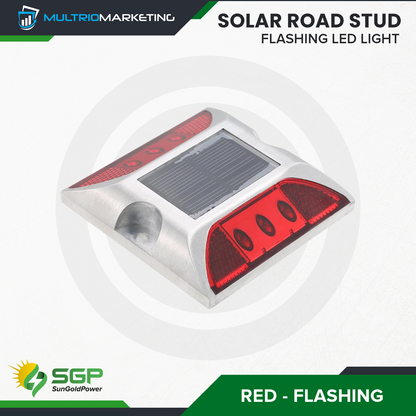 Solar Road Stud - Flashing LED