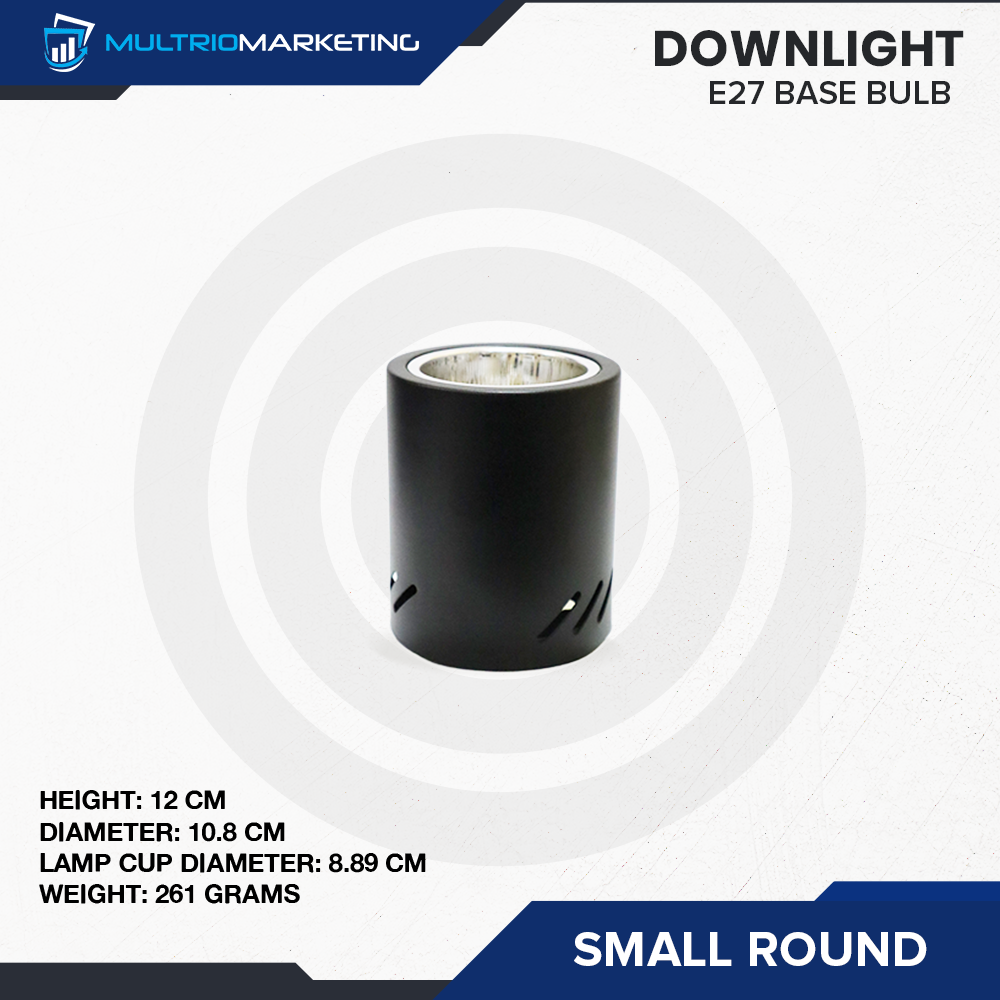 Round Downlight – E27 Base Compatible
