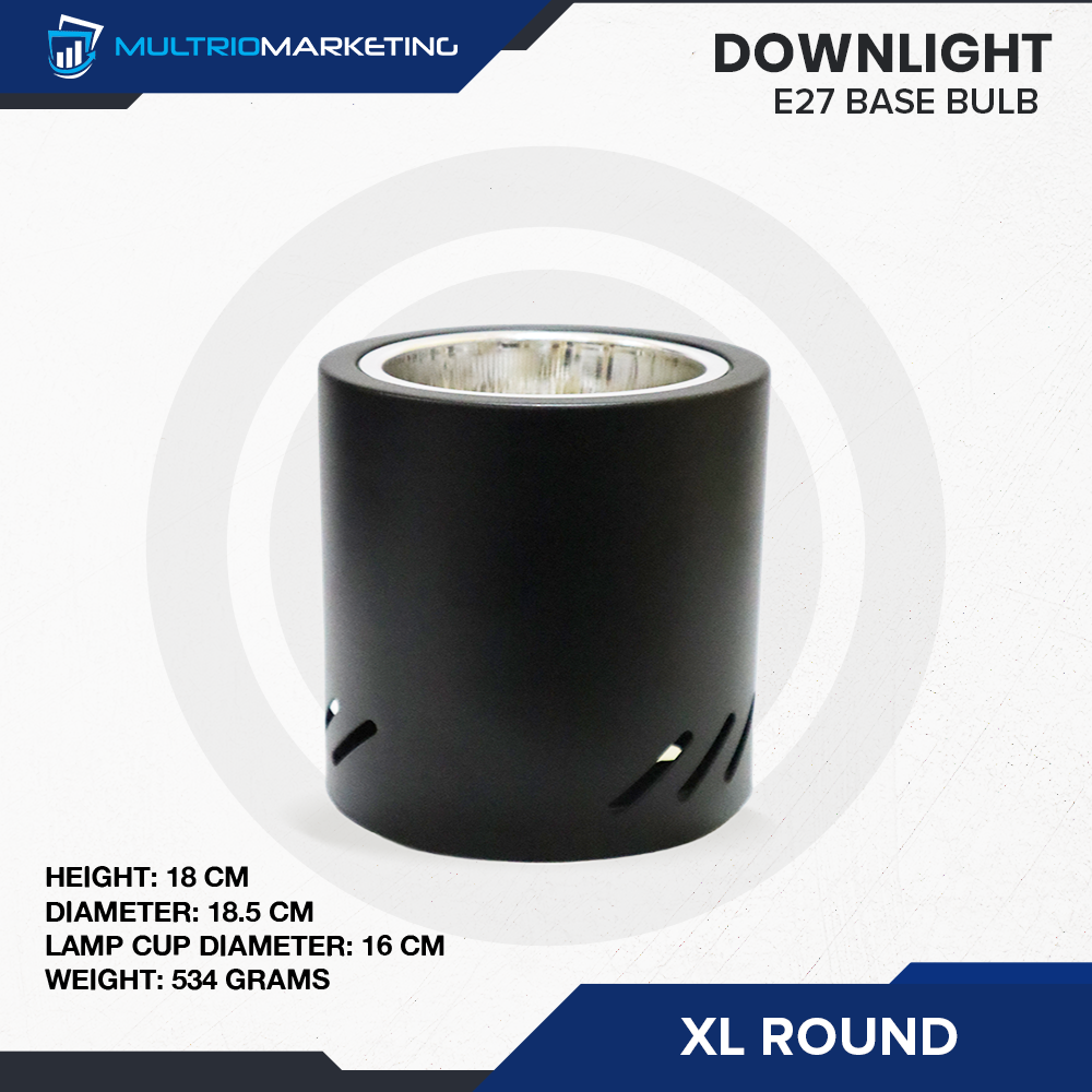 Round Downlight – E27 Base Compatible