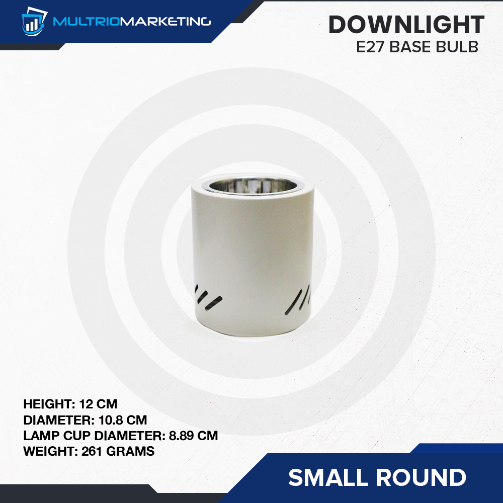 Round Downlight – E27 Base Compatible
