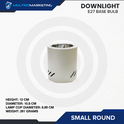 Round Downlight – E27 Base Compatible