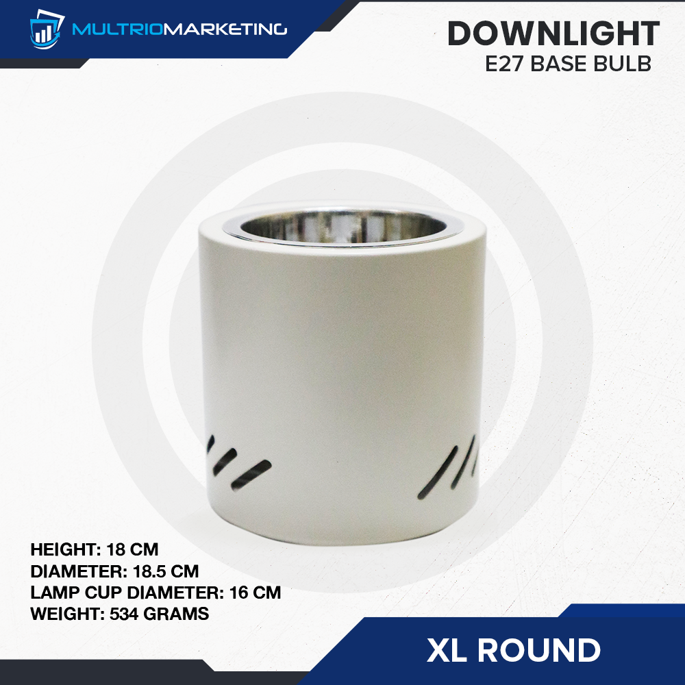 Round Downlight – E27 Base Compatible