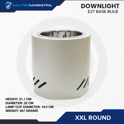 Round Downlight – E27 Base Compatible