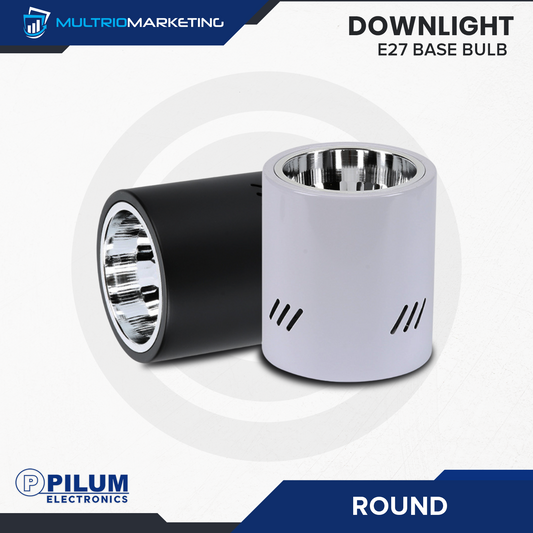 Round Downlight – E27 Base Compatible