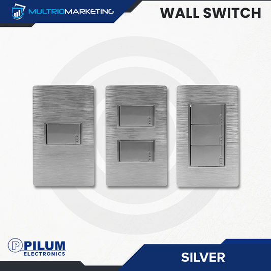 Wall Switch- One Way - Silver