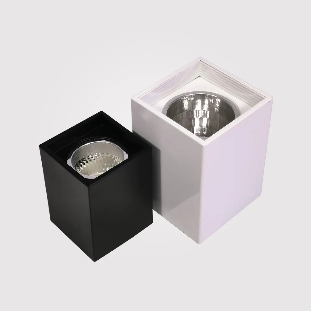 Square Downlight – E27 Base Compatible