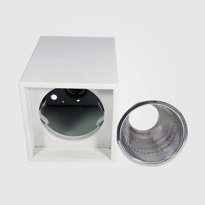 Square Downlight – E27 Base Compatible