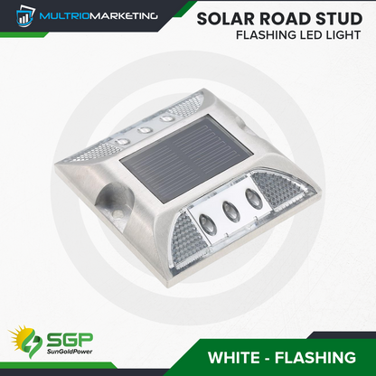 Solar Road Stud - Flashing LED