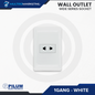 Wall Outlet - Wide Series Socket - White