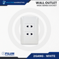 Wall Outlet - Wide Series Socket - White