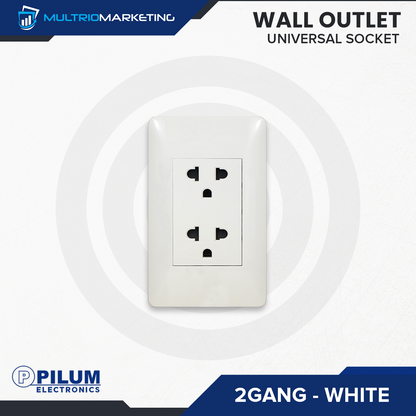 Wall Outlet - Universal Socket - White