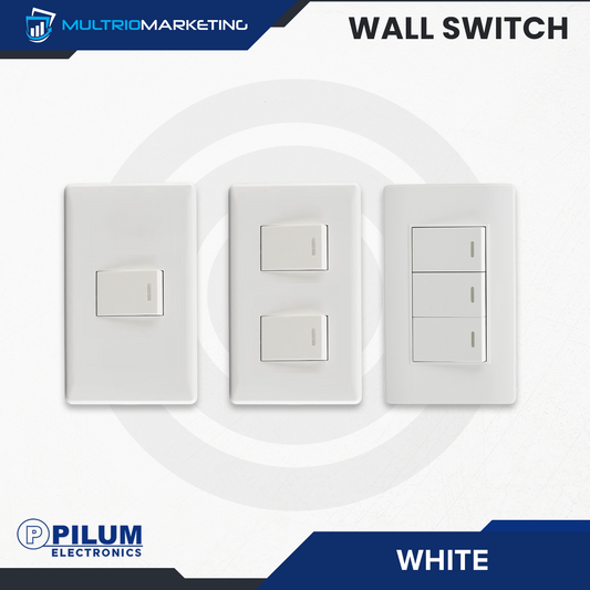 Wall Switch- One Way - White