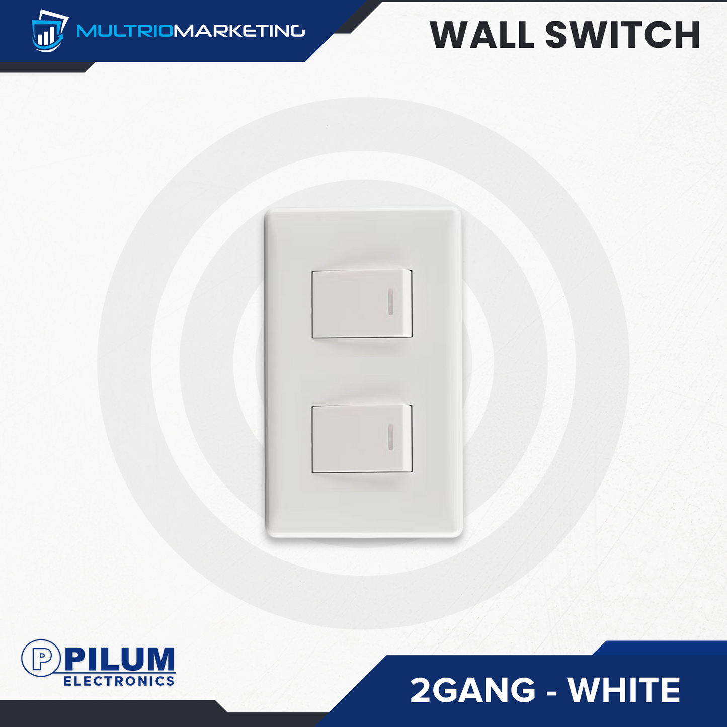 Wall Switch- One Way - White