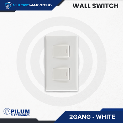 Wall Switch- One Way - White
