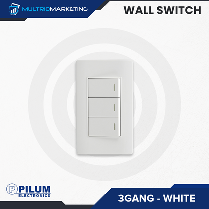 Wall Switch- One Way - White