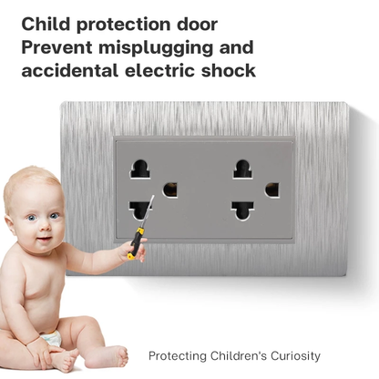 Wall Outlet - Wide Series Socket - Gold