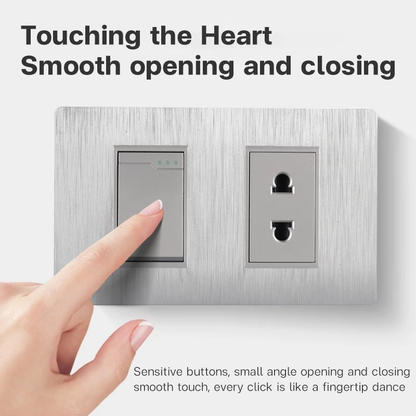 Wall Switch- One Way - Silver