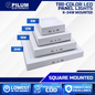 Tri-color Mounted 6- LED Panel Light