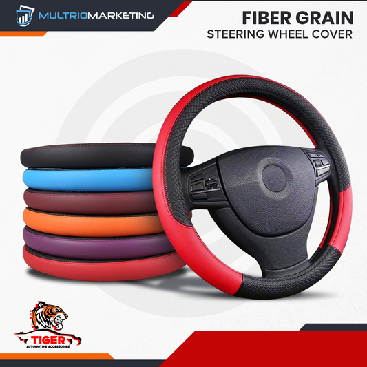 Steering Wheel Cover - Fiber Grain